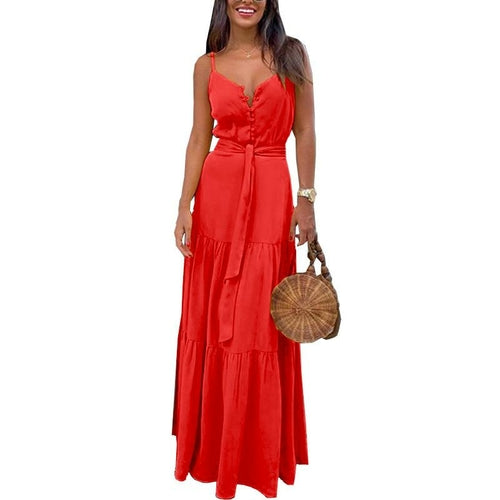 Party Night Elegant Sexy Maxi Summer Dress