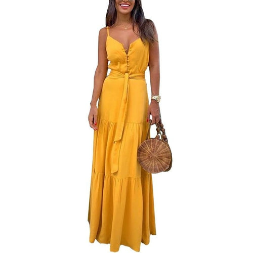 Party Night Elegant Sexy Maxi Summer Dress
