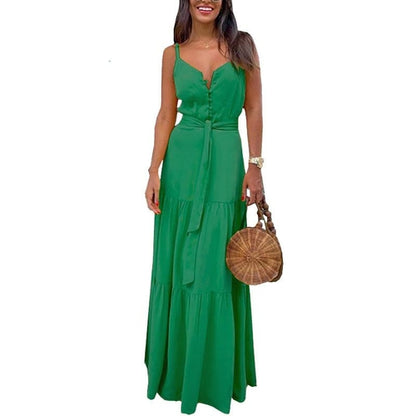 Party Night Elegant Sexy Maxi Summer Dress