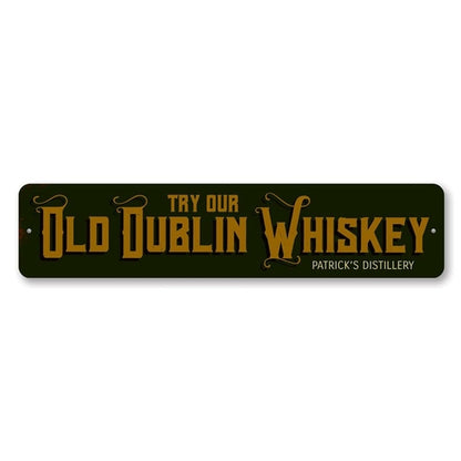 Old Dublin Whiskey Sign