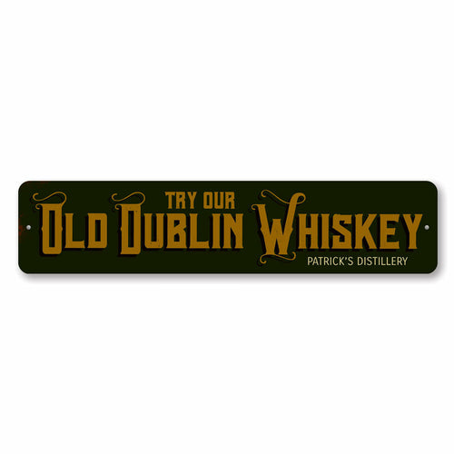 Old Dublin Whiskey Sign