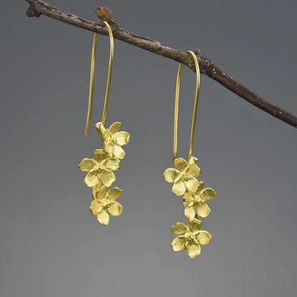 Forget Me Not Long Earrings