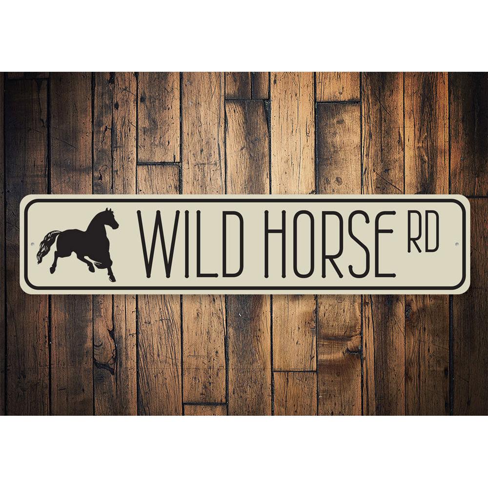 Wild Horse Road Sign