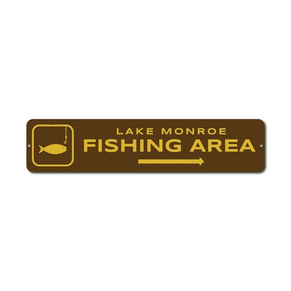 Fishing Area Sign