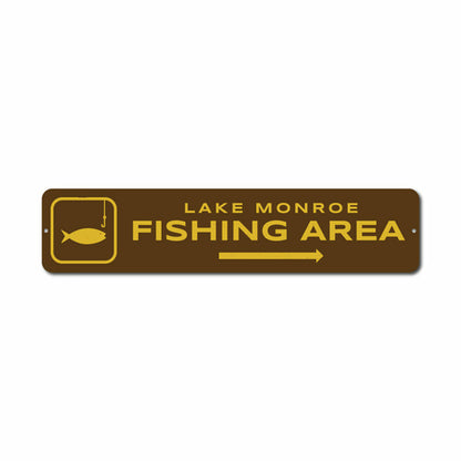 Fishing Area Sign
