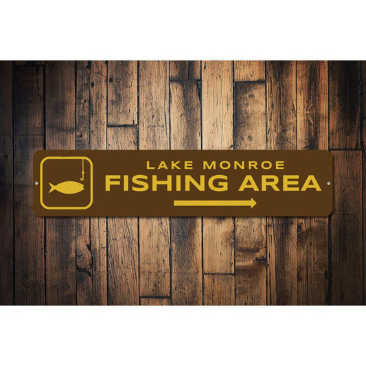 Fishing Area Sign