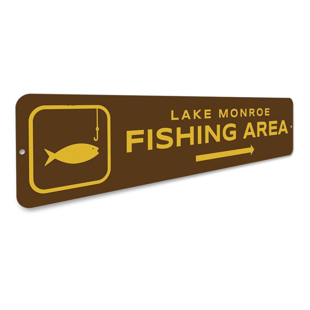 Fishing Area Sign