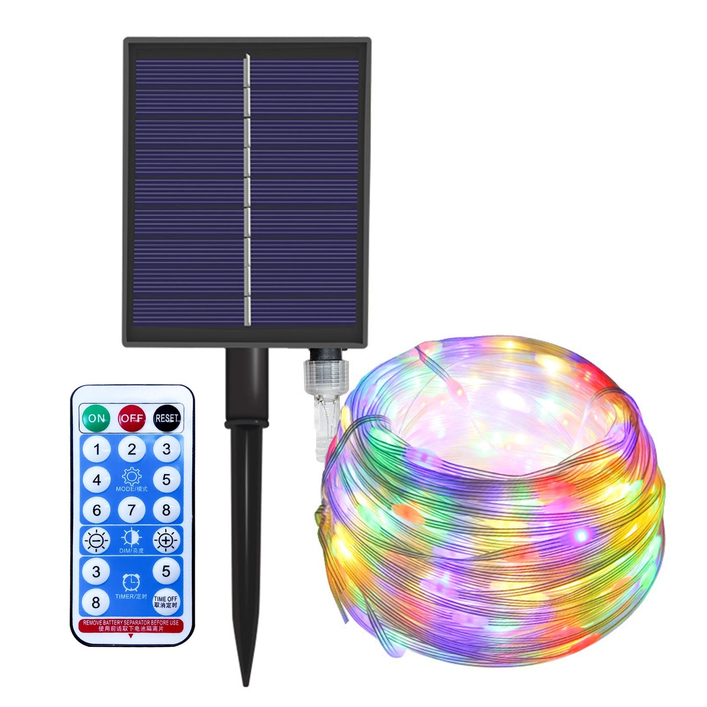 Outdoor Solar Copper Wire Light String Christmas Festival Decorations