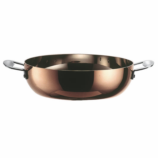 SAUTE PAN 2 HANDLES  WITH LID CM 28 TOSCANA