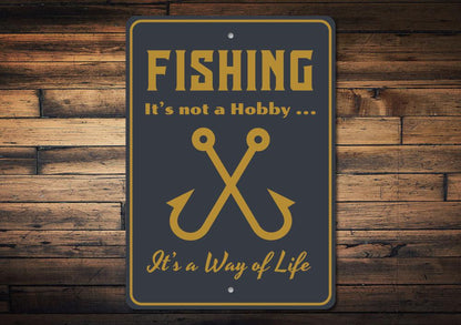 Fishing Hobby Sign