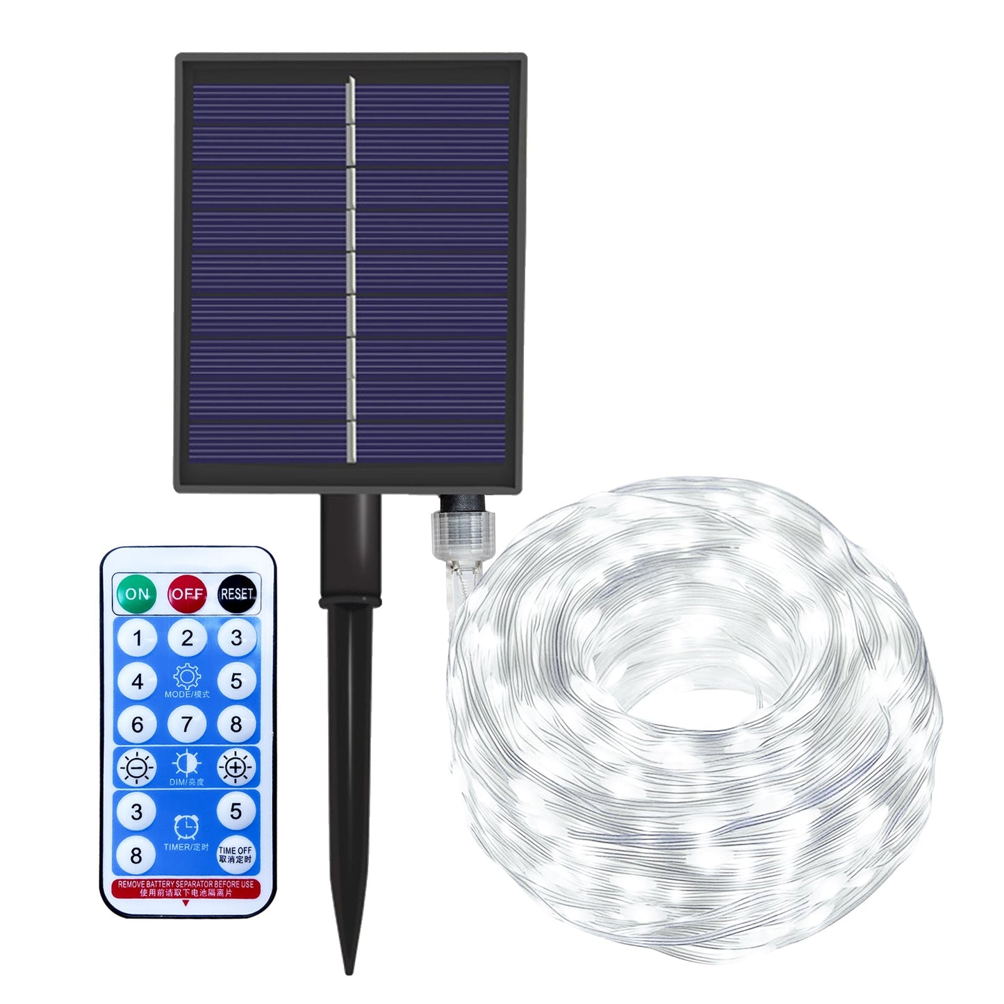 Outdoor Solar Copper Wire Light String Christmas Festival Decorations