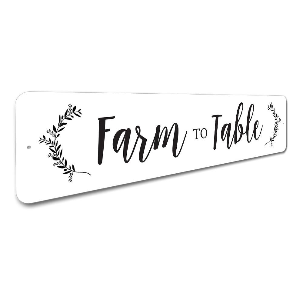 Farm to Table Sign