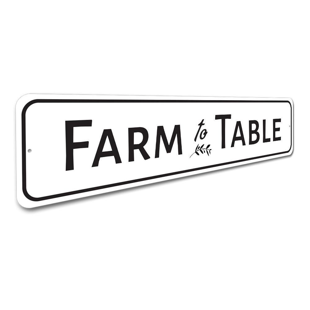 Farm To Table Kitchen Sign