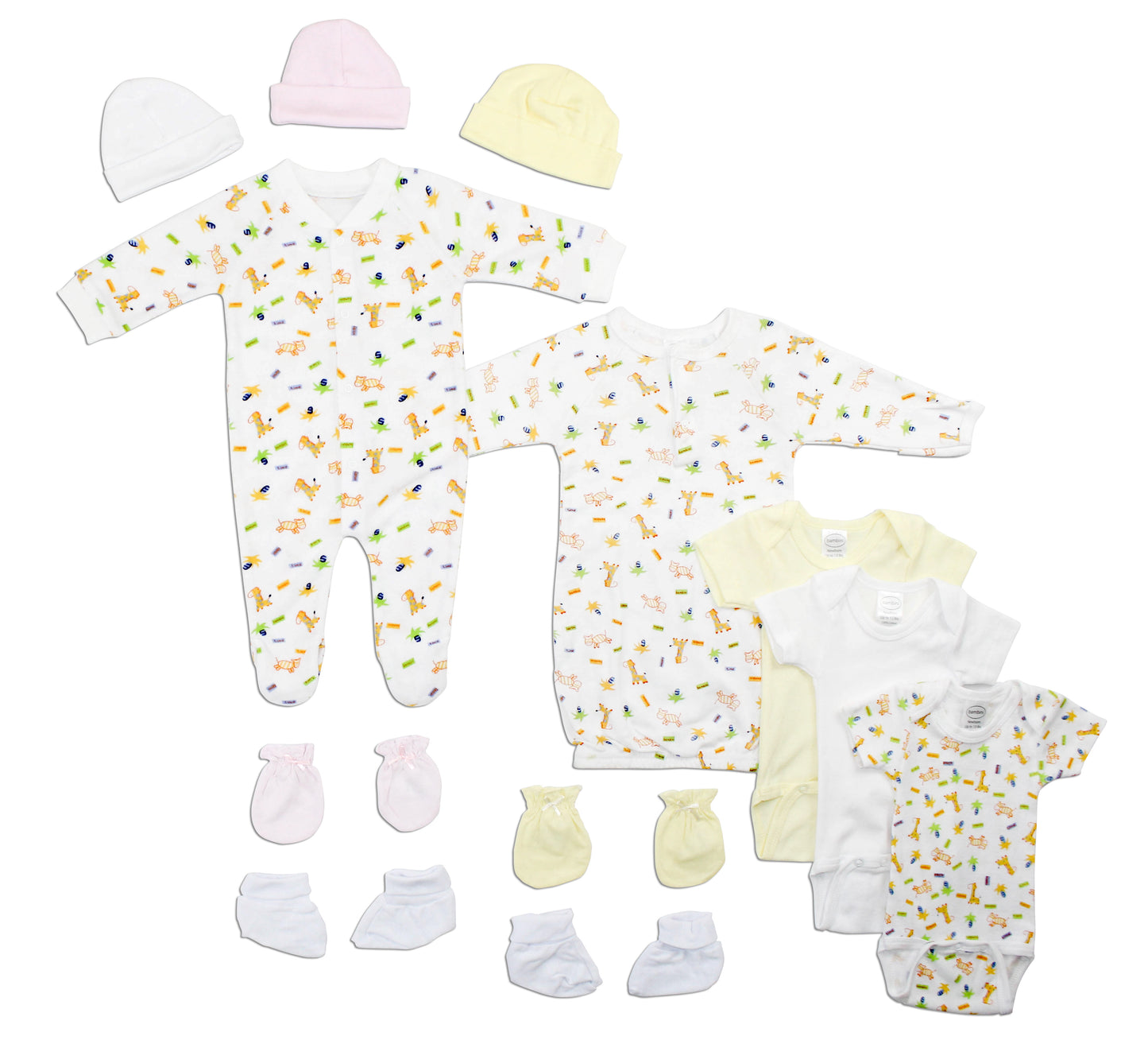 Newborn Baby Girls 12 Pc Layette Baby Shower Gift