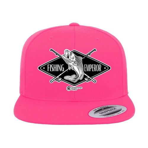 Fishing Emperor v2 Embroidered Flat Bill Cap