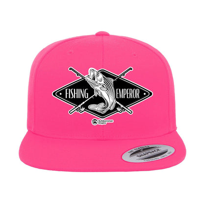 Fishing Emperor v2 Embroidered Flat Bill Cap