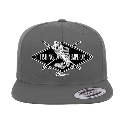 Fishing Emperor v2 Embroidered Flat Bill Cap
