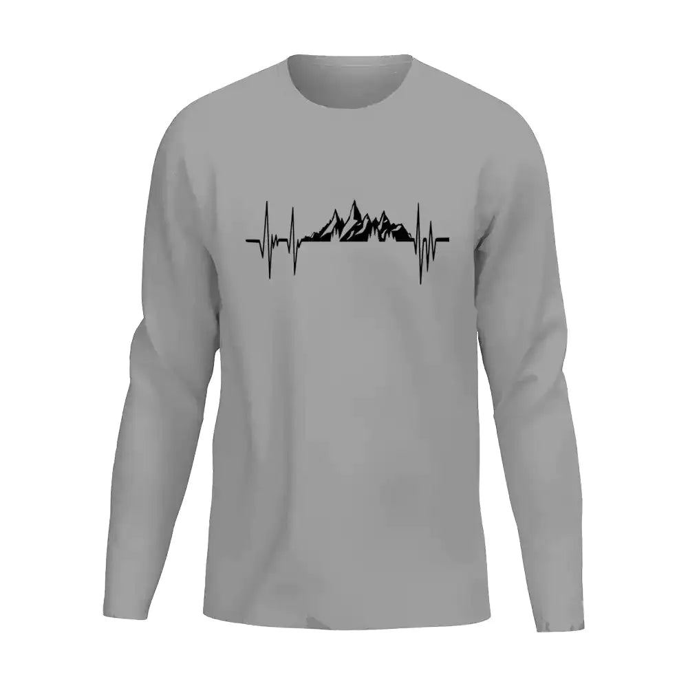 Mountains Heartbeats Long Sleeve Shirt