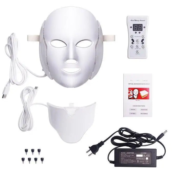 Professional 7-Color LED Light Skin Rejuvenation Mask