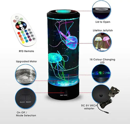 Electric Jellyfish Lava Lamp