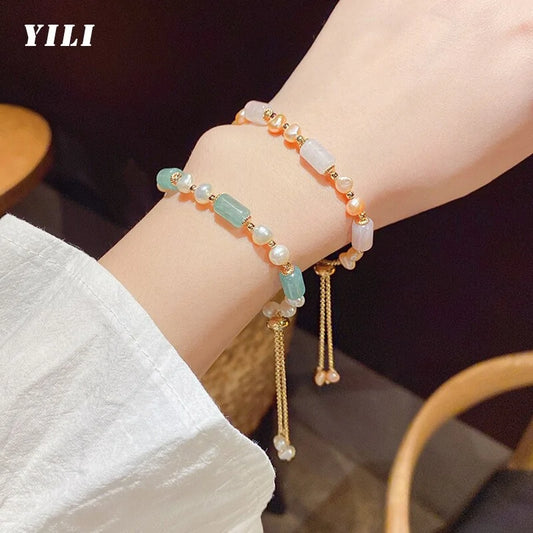 2021 Korean Natural Freshwater Pearls Bracelet