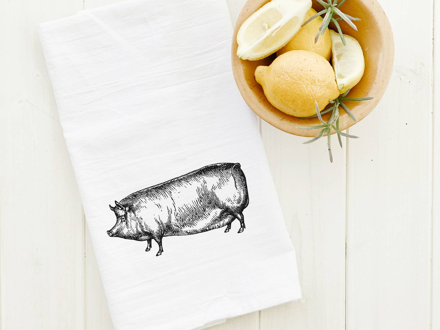 Assorted Farm Animals Set of 4 - Cotton Tea Towels