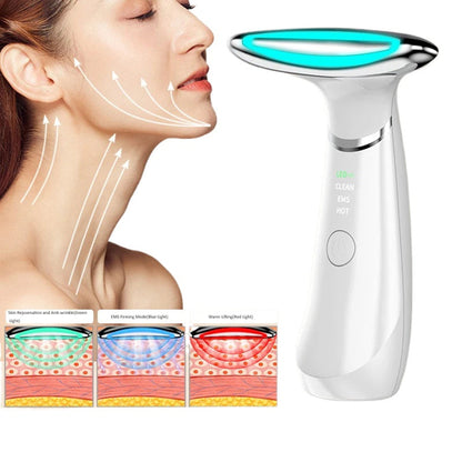 Neck Face Beauty Device EMS Neck Face Lifting Massager Skin Tighten