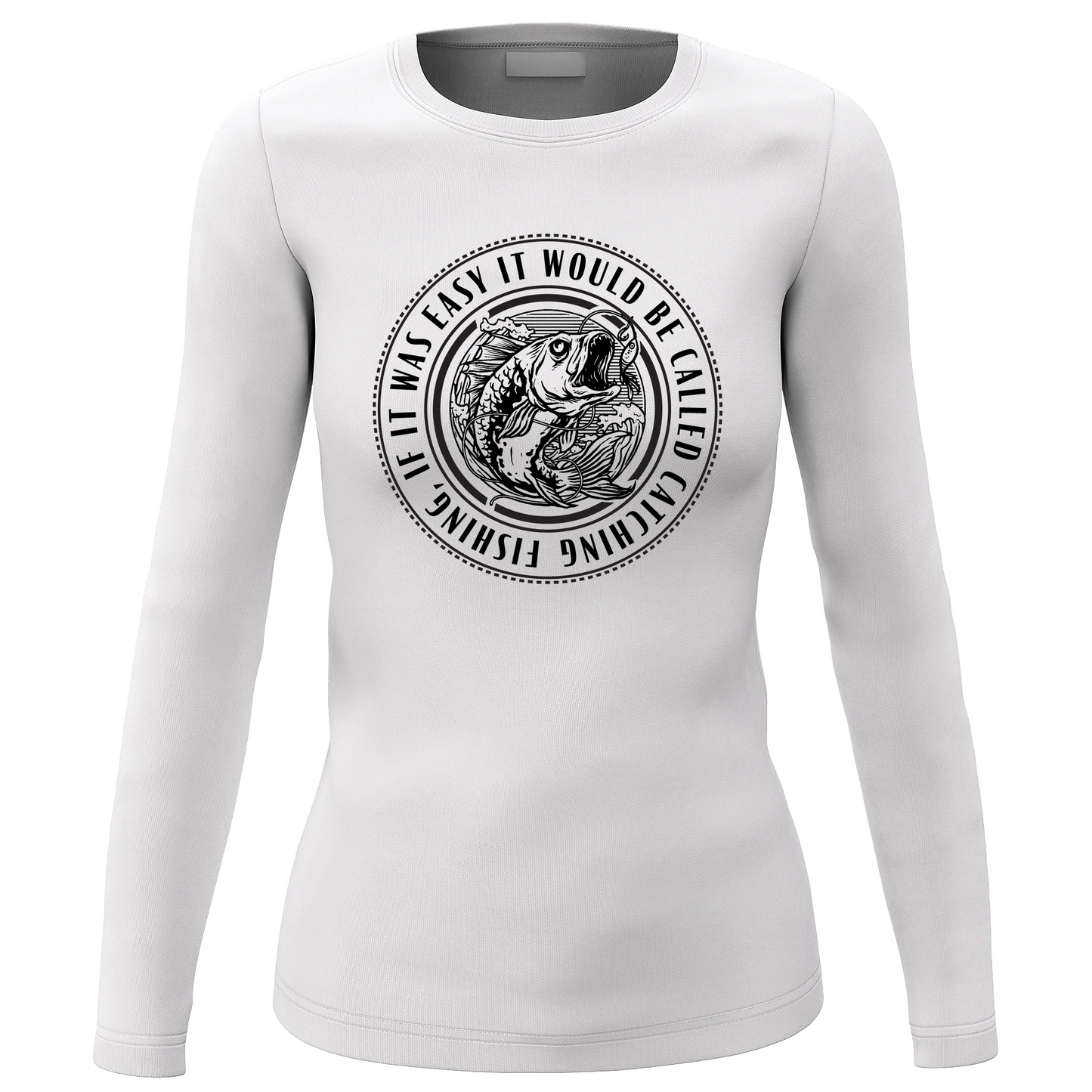 Catching Fishing' Women Long Sleeve Shirt