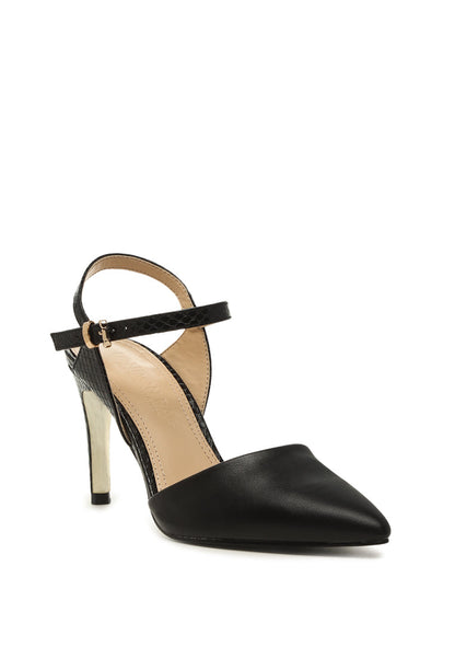 Sha Ankle Strap Slingback Stiletto Heel Sandals