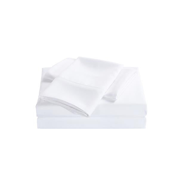 Casa Decor 2000 Bamboo Cooling Sheet Set Ultra Soft Bedding White