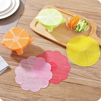 Cartoon Silicone Wrap Microwave Heating Lid Food