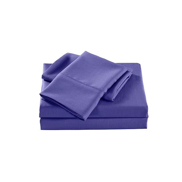 Casa Decor 2000 Tc Bamboo Cooling Sheet Set Soft Bedding Royal Blue
