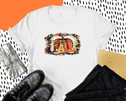 Cheetah Fall Pumpkin Tee