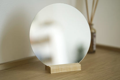 Hardwood Vanity Make Up Mirror