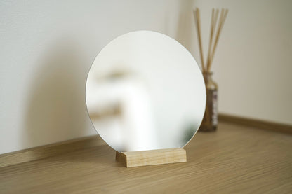 Hardwood Vanity Make Up Mirror