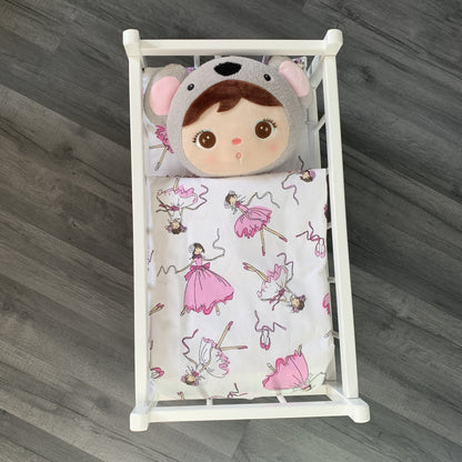 Dolls Pram or Cradle Bedding Set