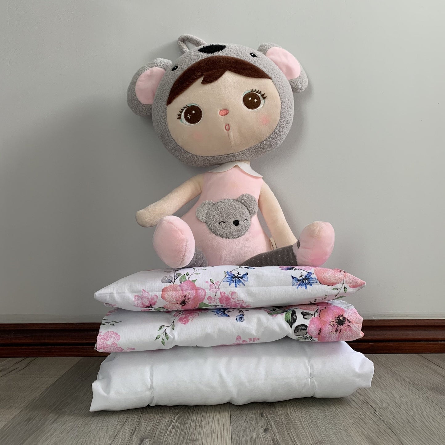Dolls Pram or Cradle Bedding Set