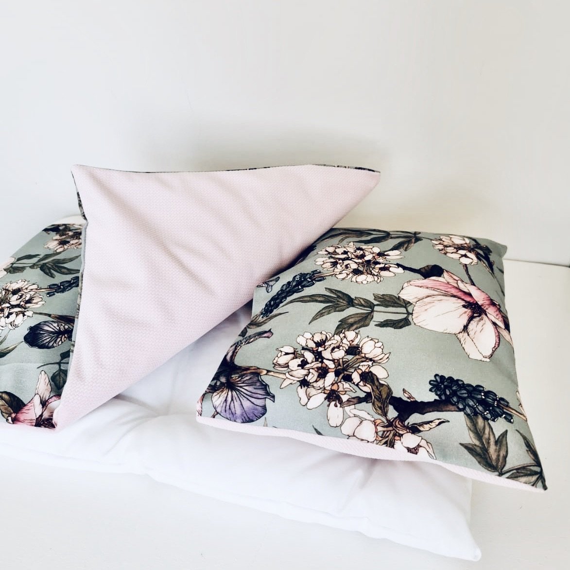 Dolls Pram or Cradle Bedding Set