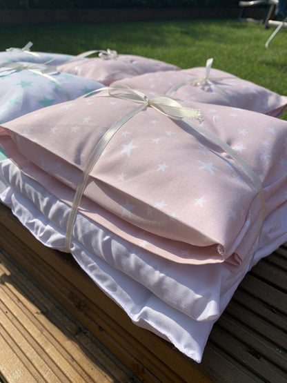 Dolls Pram or Cradle Bedding Set