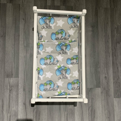 Dolls Pram or Cradle Bedding Set
