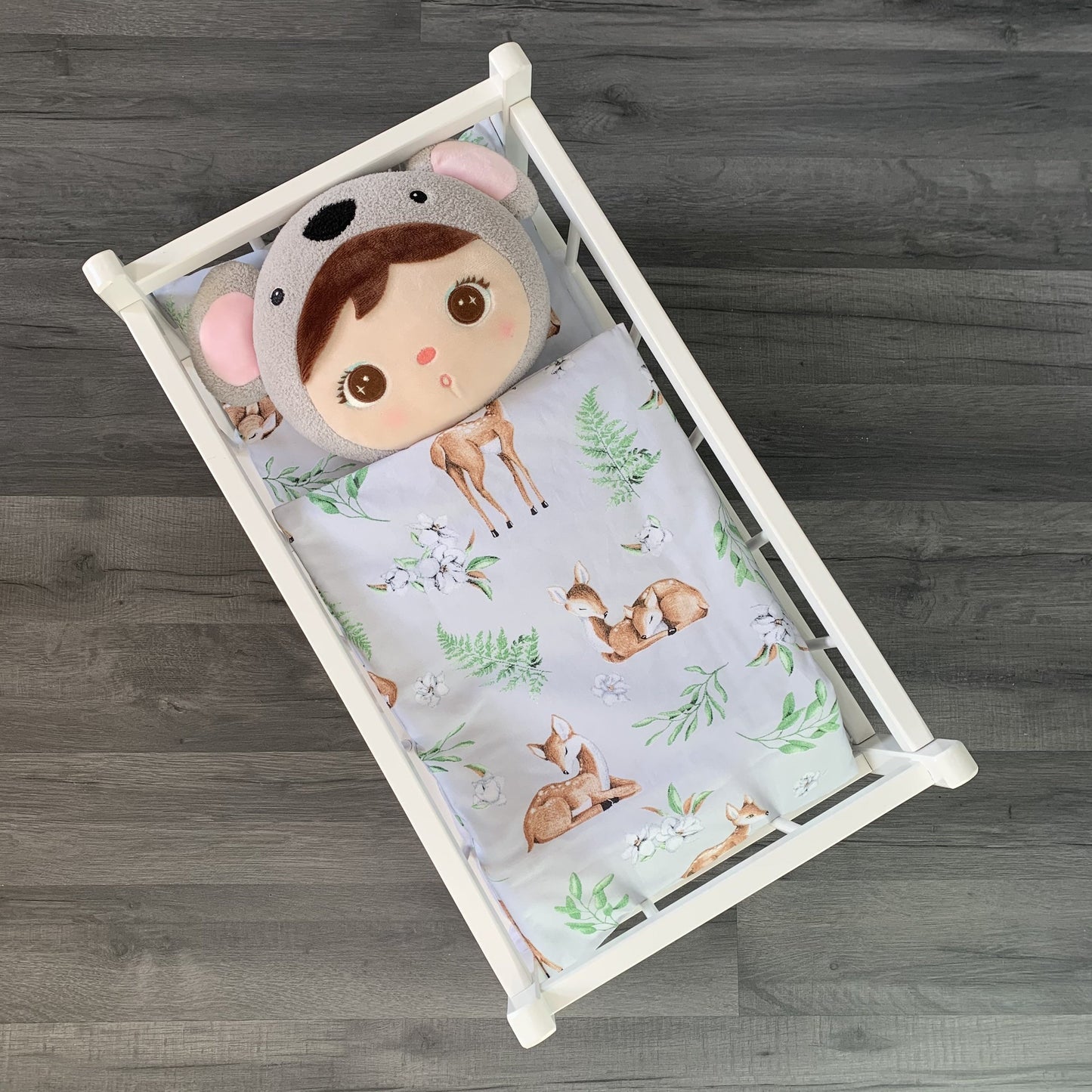 Dolls Pram or Cradle Bedding Set