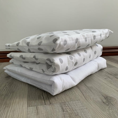 Dolls Pram or Cradle Bedding Set