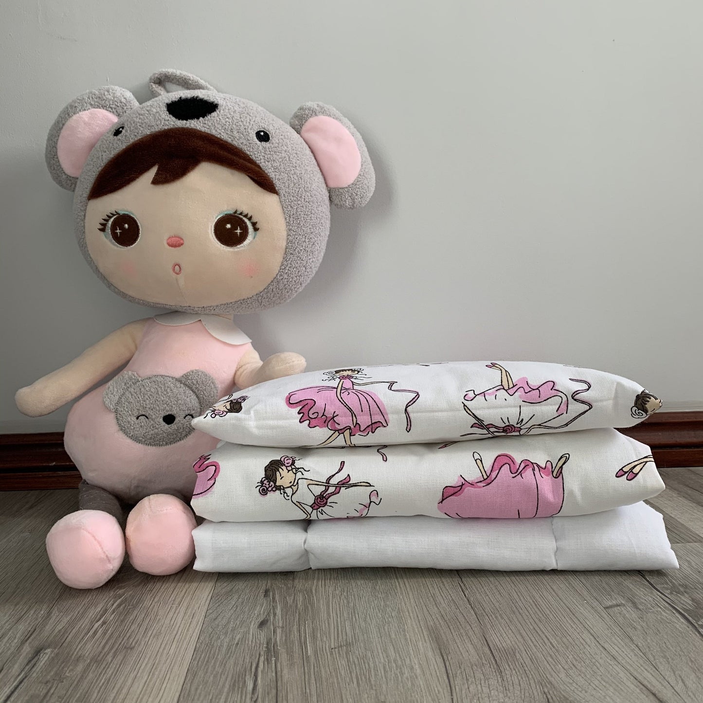 Dolls Pram or Cradle Bedding Set