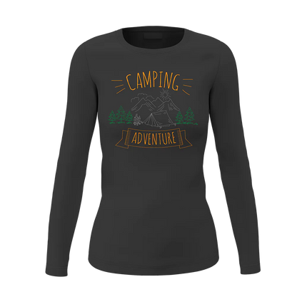 Camping Adventure Women Long Sleeve Shirt
