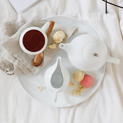 EVA teapot - White porcelain