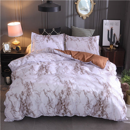 FAMIFUN Marble Pattern Bedding Sets Duvet Cover