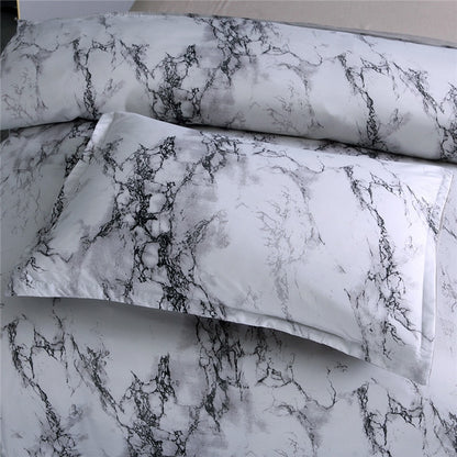 FAMIFUN Marble Pattern Bedding Sets Duvet Cover