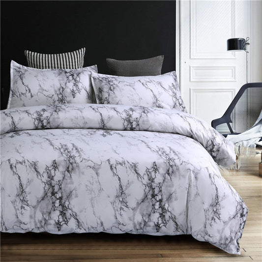 FAMIFUN Marble Pattern Bedding Sets Duvet Cover