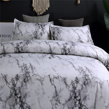 FAMIFUN Marble Pattern Bedding Sets Duvet Cover