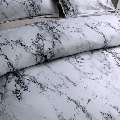 FAMIFUN Marble Pattern Bedding Sets Duvet Cover